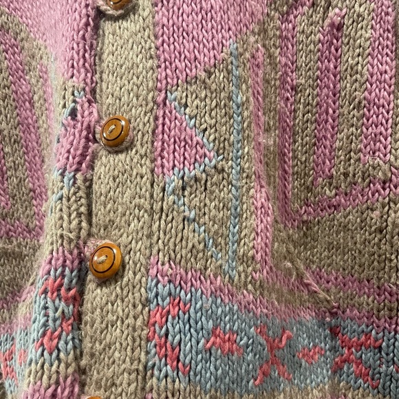 Angela Campos de Morris HandKnit Mexican Sweater - Picture 6 of 10